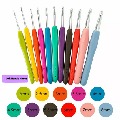 Soft Grip Crochet Hooks