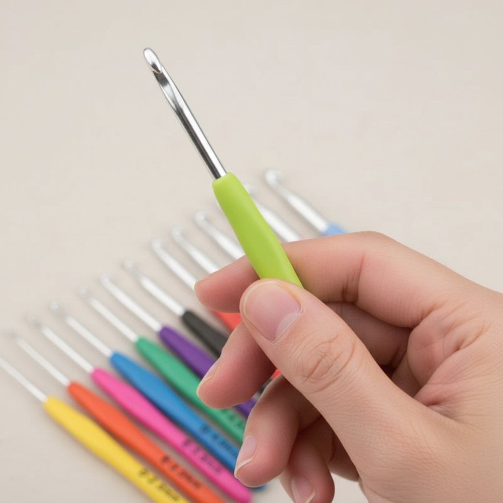 12-Piece Ergonomic Crochet Hook Set